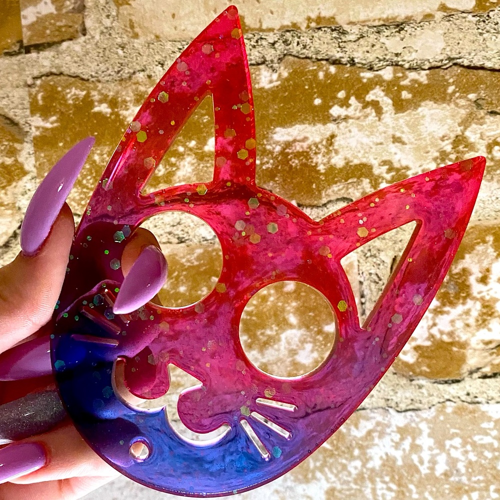Kitty kat self-defense keychain